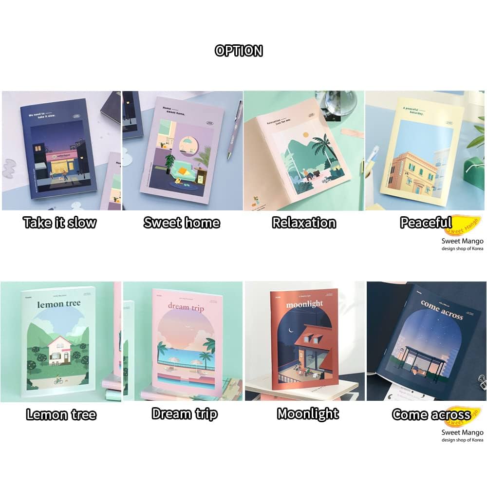 Amazon.co.jp: HARU A5 LINE NOTEノート 韓国 手帳 メモ帳